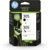 Pack HP 305 – 2 cartouches d’encre noire & couleur – HP original