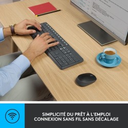 Logitech MK235 Combo sans fil – Clavier + Souris | Durée 36 mois