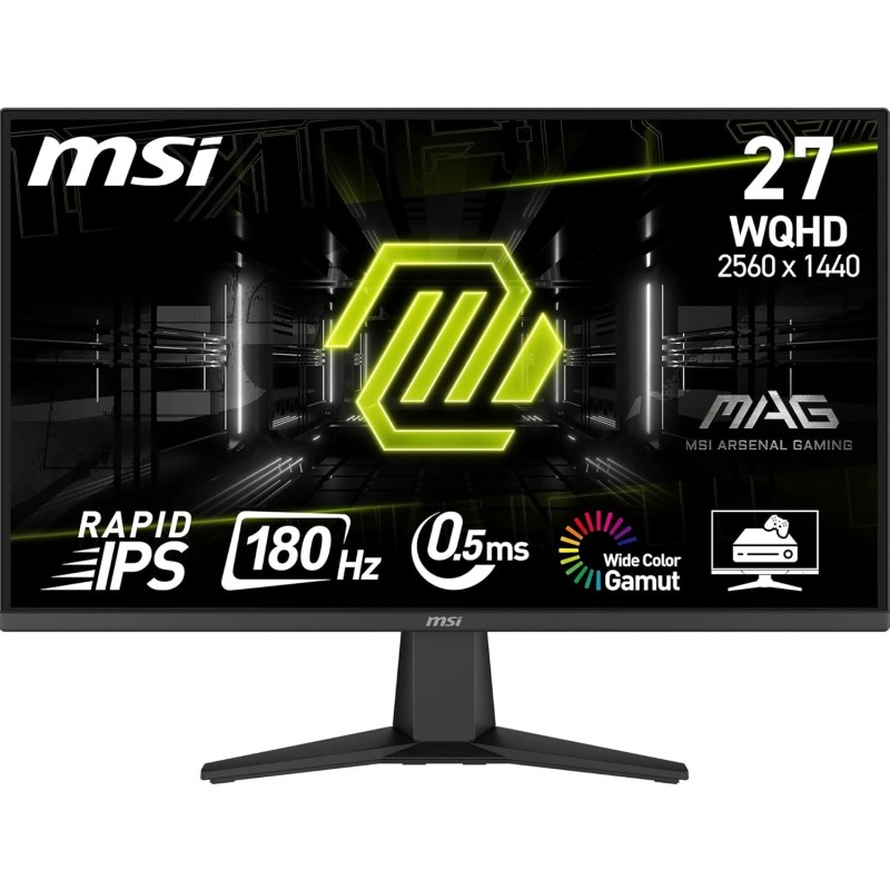 MSI MAG 275QF – Écran Gaming 27″ WQHD 180 Hz Rapid IPS