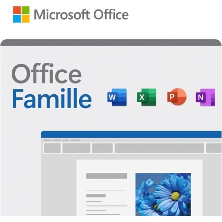 Clé d’activation Microsoft Office Famille envoyée par email